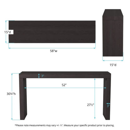 Console Table : 58'' Console Table