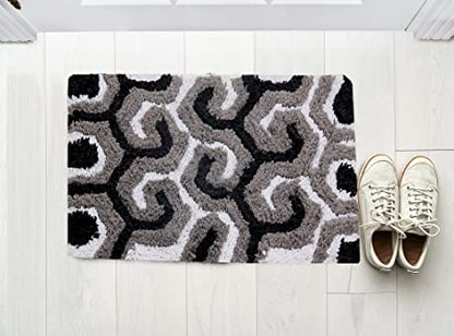 Doormats: Cotton Door Mat - 16"x24", Multicolour Set of 3