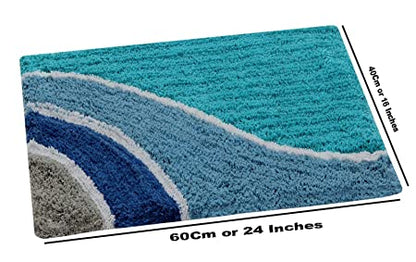 Doormats: Cotton Door Mat - 16"x24", Multicolour Set of 3