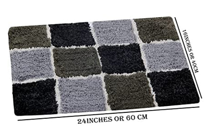 Doormats: Cotton Door Mat - 16"x24", Multicolour Set of 3