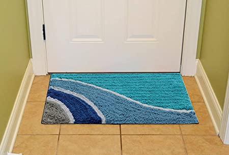 Doormats: Cotton Door Mat - 16"x24", Multicolour Set of 3