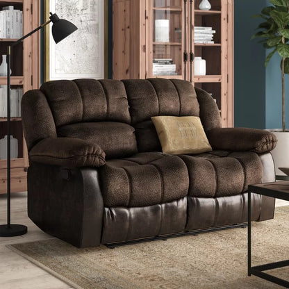 Couch: 62'' Pillow Top Arm Reclining