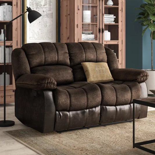 Couch: 62'' Pillow Top Arm Reclining