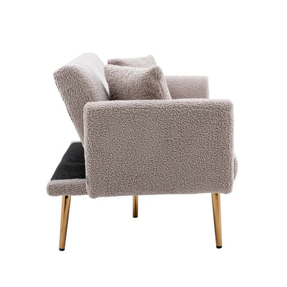 Couch: 64'' Round Arm Loveseat