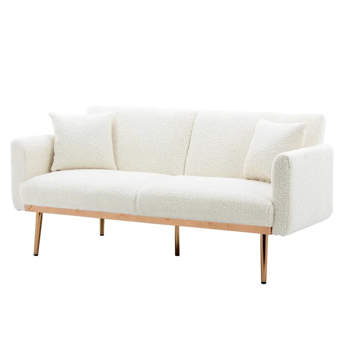 Couch: 64'' Round Arm Loveseat