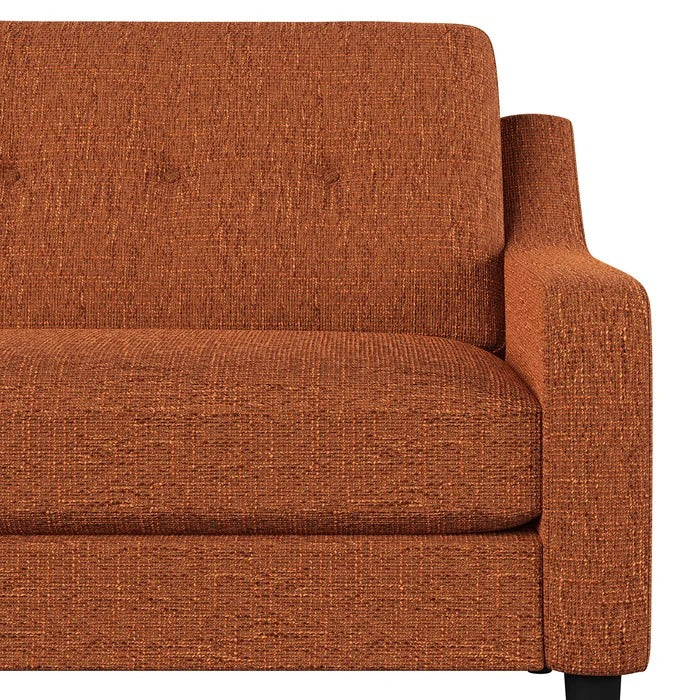 Couch: 75.6'' Square Arm Sofa