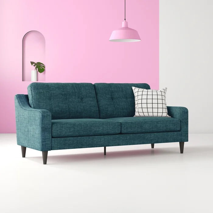 Couch: 75.6'' Square Arm Sofa