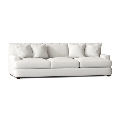 Couch: 90'' Recessed Arm Sofa with Reversible Cushions