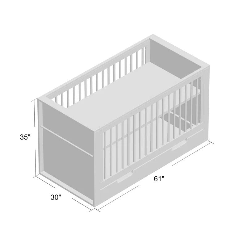 Cribs: 2-in-1 Convertible Crib