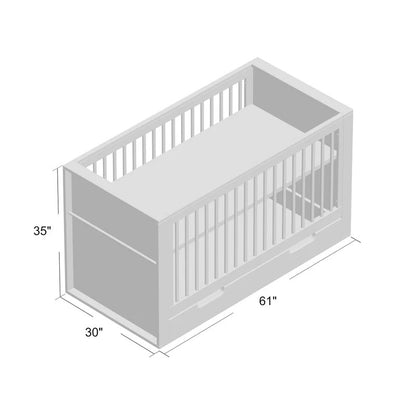 Cribs: 2-in-1 Convertible Crib