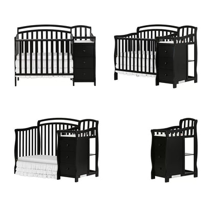 Cribs: 2-in-1 Mini Convertible Crib and Changer
