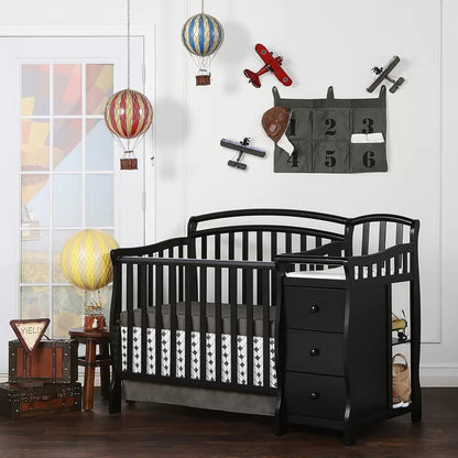 Cribs: 2-in-1 Mini Convertible Crib and Changer