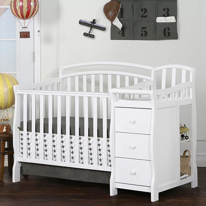 Cribs: 2-in-1 Mini Convertible Crib and Changer