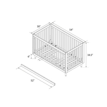 Cribs: 3-in-1 Convertible Crib
