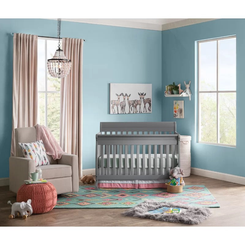 Cribs: 4-in-1 Convertible Crib