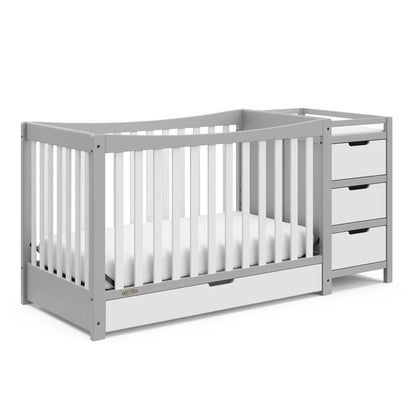 Cribs: 4-in-1 Convertible Crib and Changer with Storage