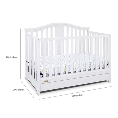 Cribs: 4-in-1 Convertible Crib with Storage