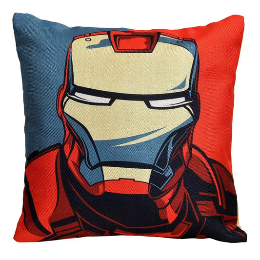 Cushion Cove: Set of 5 Multi Colored Avengers Decorative Hand Made Cotton Cushion Cover