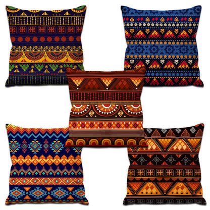 Cushion Covers: Set of 5 Decorative Hand Made Jute Throw/Pillow Cushion Covers
