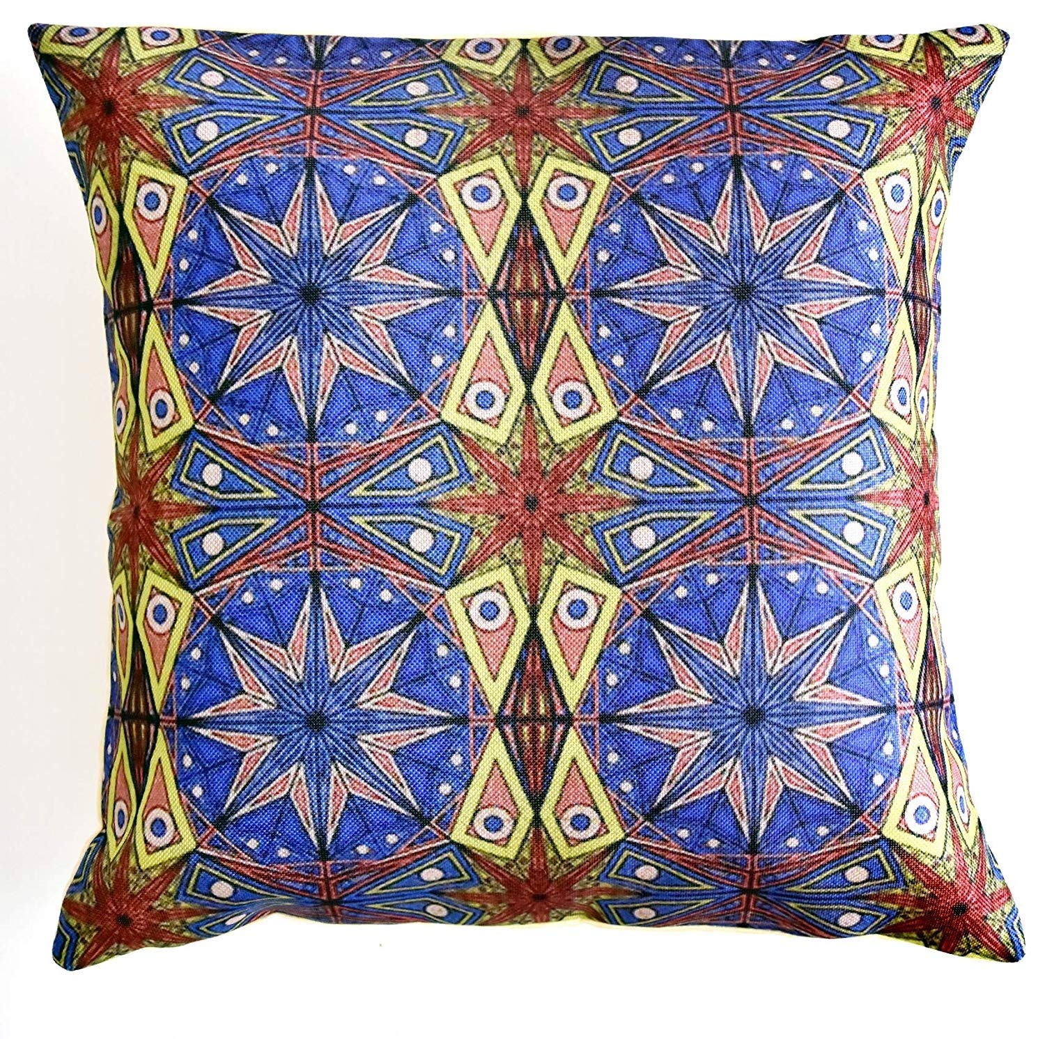 Cushion Covers: Set of 5 Multi Colored Decorative Hand Made Cotton Cushion Covers