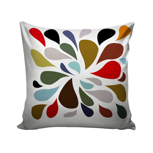 Cushion Covers: Set of 5 Multi Colored Decorative Hand Made Jute Throw/Pillow Cushion Covers