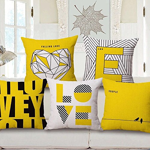 Cushion Covers: Set of 5 Multi Colored Decorative Hand Made Velvet Cotton Cushion Covers