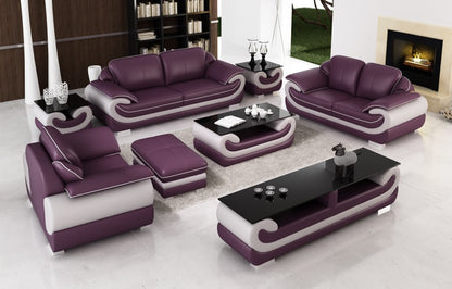 Designer Sofa Set:- Fabric Leatherette Lounge Luxury Furniture Sofa Set