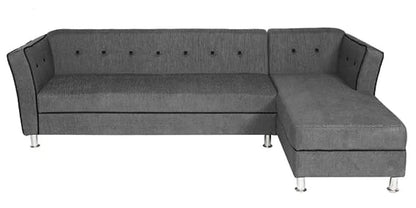 Designer Sofa Set:- Dora L Shape 5 Seater Fabric Luxury Furniture Sofa Set