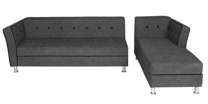 Designer Sofa Set:- Dora L Shape 5 Seater Fabric Luxury Furniture Sofa Set