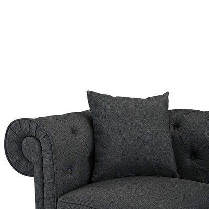 Designer Sofa Set:- Logue 3 Seater Velvet Fabric Sofa Set luxury furniture