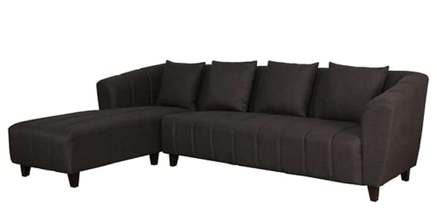 Designer Sofa Set:- Luxury Furniture L Shape 5 Seater Fabric Sofa Set