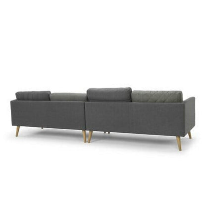 Designer Sofa Set:- Regal 5 Seater Fabric Luxury Furniture Sofa Set (Grey)