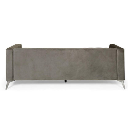 Designer Sofa Set:- Logue 3 Seater Velvet Fabric Luxury Furniture Sofa Set
