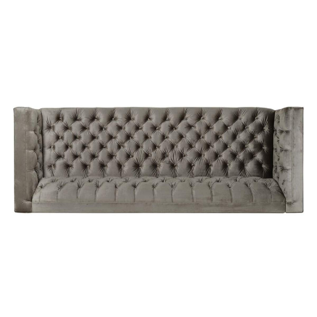 Designer Sofa Set:- Logue 3 Seater Velvet Fabric Luxury Furniture Sofa Set