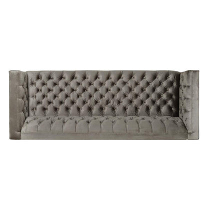Designer Sofa Set:- Logue 3 Seater Velvet Fabric Luxury Furniture Sofa Set