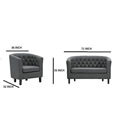 Designer Sofa Set:- ZIAA 3+1+1 Fabric Sofa Set (Light Slate Green)