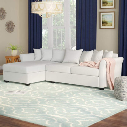 Designer Sofa Set:- Rain L Shape 5 Seater Fabric Luxury Furniture Sofa Set