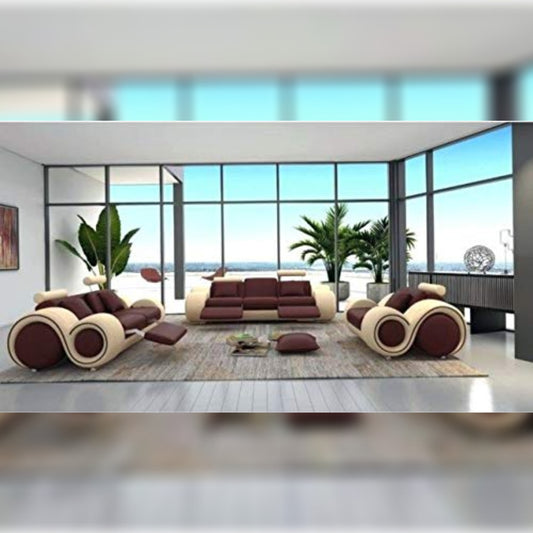 Designer Sofa Set-Paes 3+2+1 Fabric Sofa Set Luxury Furniture