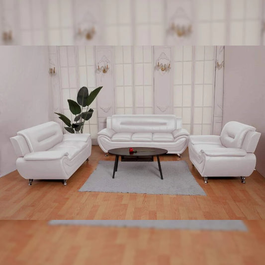 Designer Sofa Set- ZIAA 3+2+1 Leatherette Sofa Set