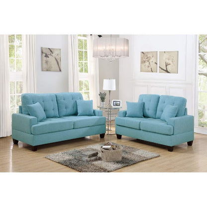 Designer Sofa Set:- AMIA 3+2 Fabric Luxury Furniture Sofa Set (Grey)