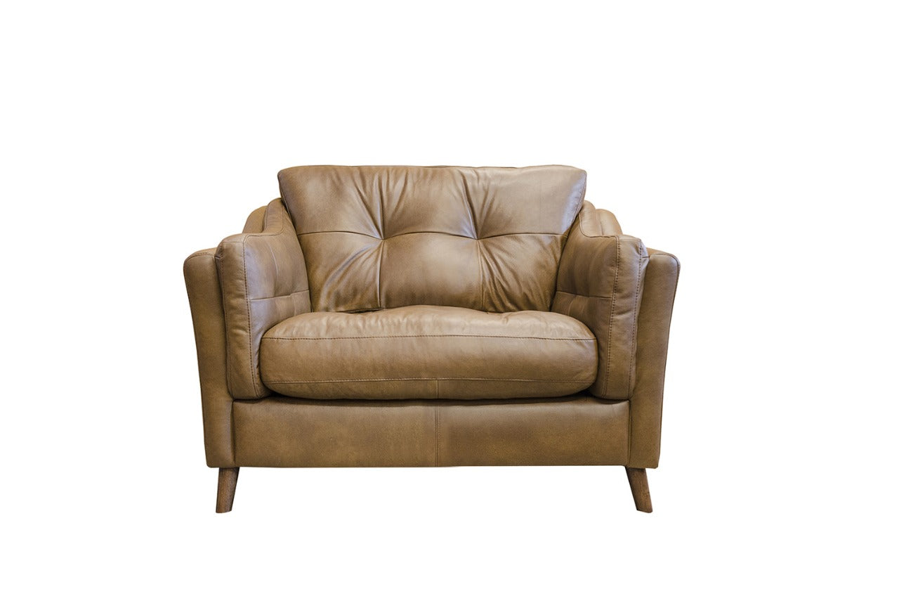 Designer Sofa Set Brown Leatherette L Shape 4 Seater Luxury Furniture Sofa Set