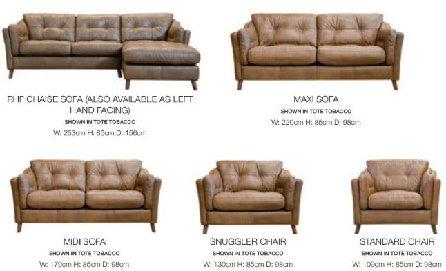 Designer Sofa Set Brown Leatherette L Shape 4 Seater Luxury Furniture Sofa Set