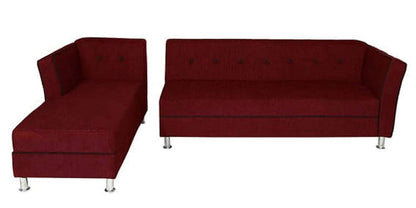 Designer Sofa Set:- Dora L Shape 5 Seater Fabric Luxury Furniture Sofa Set