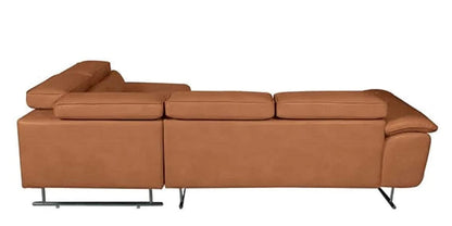 Designer Sofa Set:- Hugo L Shape 5 Seater Leatherette Sofa Set Luxury Furniture
