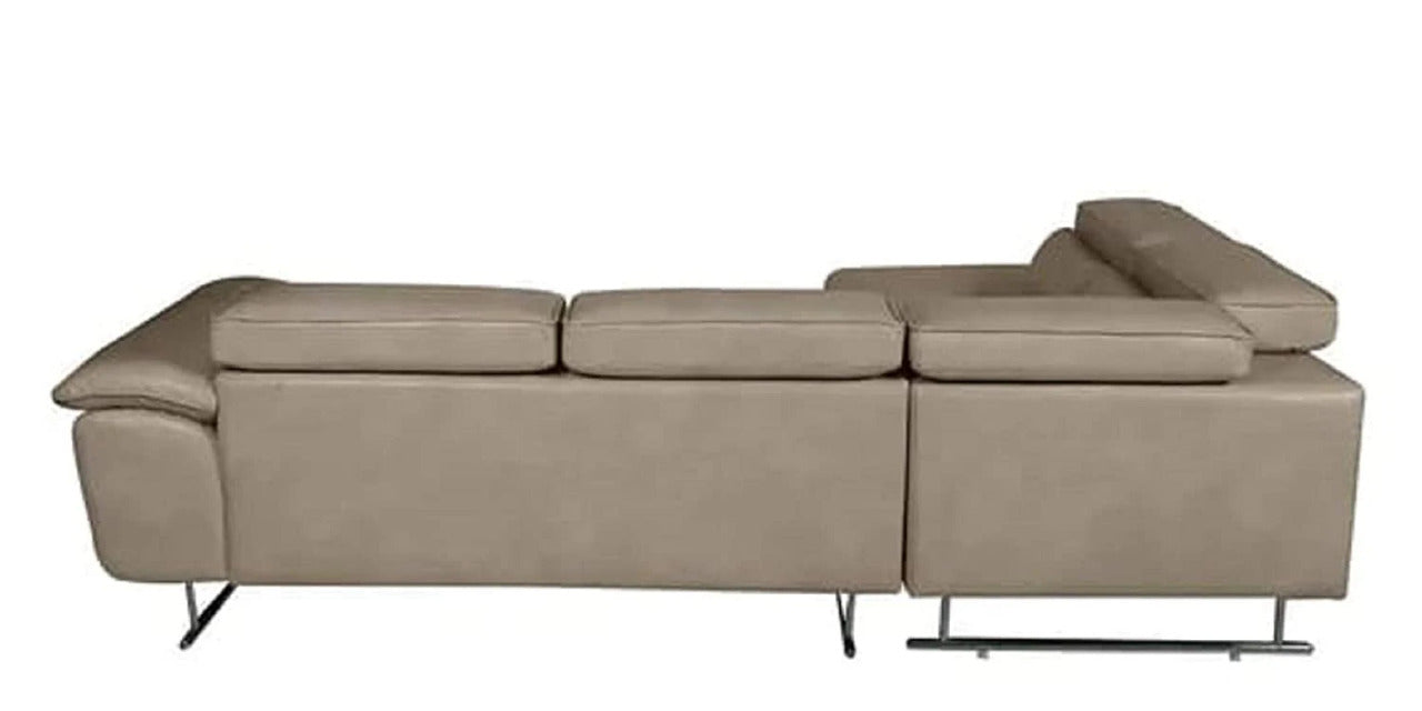 Designer Sofa Set:- Hugo L Shape 5 Seater Leatherette Sofa Set Luxury Furniture