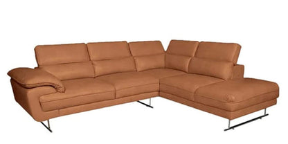 Designer Sofa Set:- Hugo L Shape 5 Seater Leatherette Sofa Set Luxury Furniture
