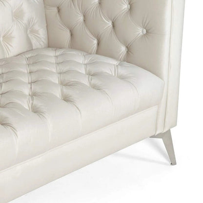 Designer Sofa Set:- Logue 3 Seater Velvet Fabric Luxury Furniture Sofa Set