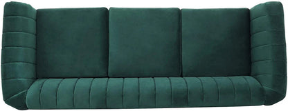 Designer Sofa Set:- 3 Seater Velvet Fabric Luxury Furniture Sofa Set 