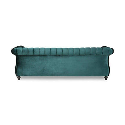 Designer Sofa Set:- 3 Seater Velvet Fabric Luxury Furniture Sofa Set 