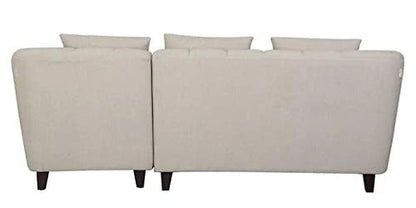 Designer Sofa Set:- Luxury Furniture L Shape 5 Seater Fabric Sofa Set